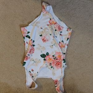Into The AM Floral Bodysuit